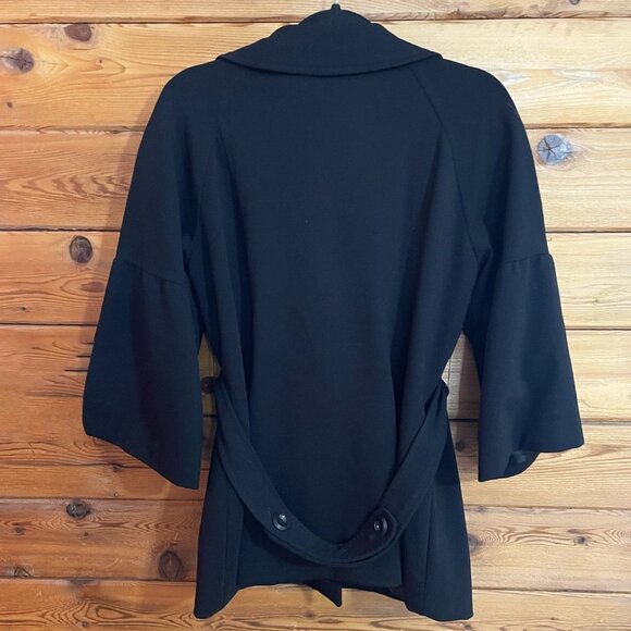 Sandro Sportswear Pea Coat with Bell Sleeves - Picture 4 of 7